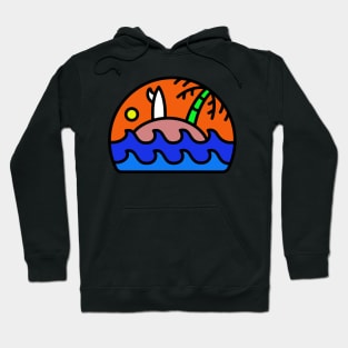 Surfing Waves Hoodie